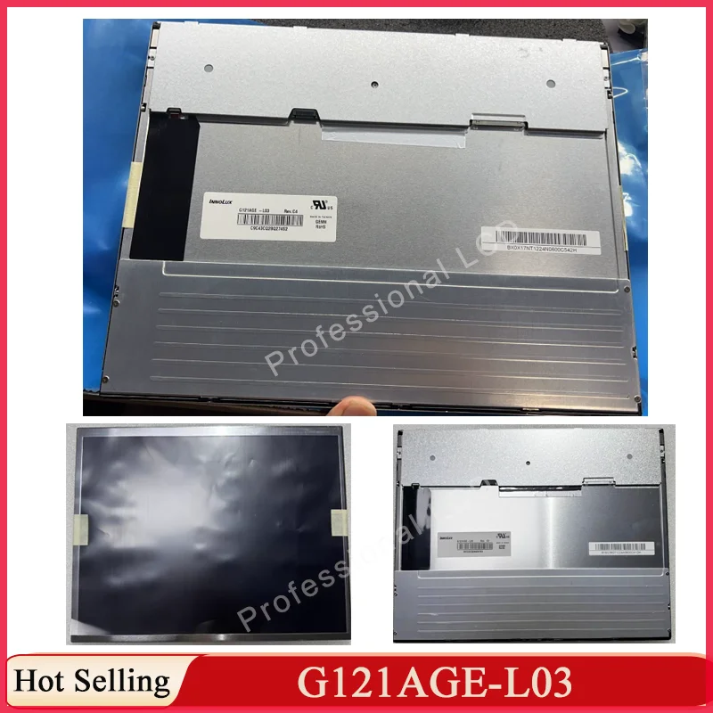 Original 12.1 Inch G121AGE-L03 Rev.C2 C1 C3 C4  Industrial LCD Display Screen Panel G121S1-L02 G121S1-L01 G121AGE-L03