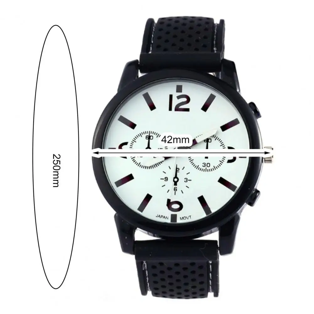 Chic Breathable Hollow Holes Sports Watch Male Quartz Watch Hollow Holes Pin Buckle Quartz Watch for Sports