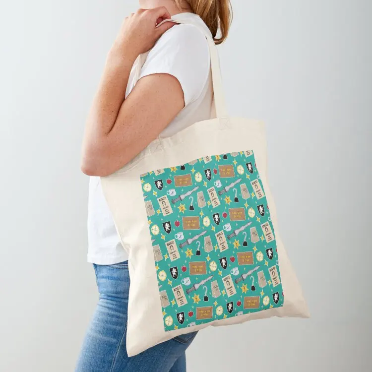 

Once Upon A Time Turquoise Tote Bag tote bags aesthetic shopper bag woman great bag shopping bags foldable
