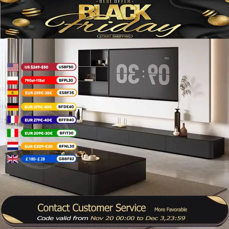 

European Modren Tv Cabinet Decoration Wooden Organizer Apartments Tv Stand Storage Space Saving Fernseherschrank Furniture Home