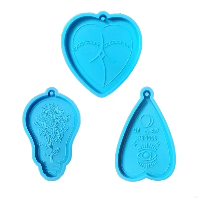 

400A Handmade Earrings Epoxy Resin Mold Keychain Pendant Silicone Mould DIY Crafts Jewelry Necklace Casting Tool