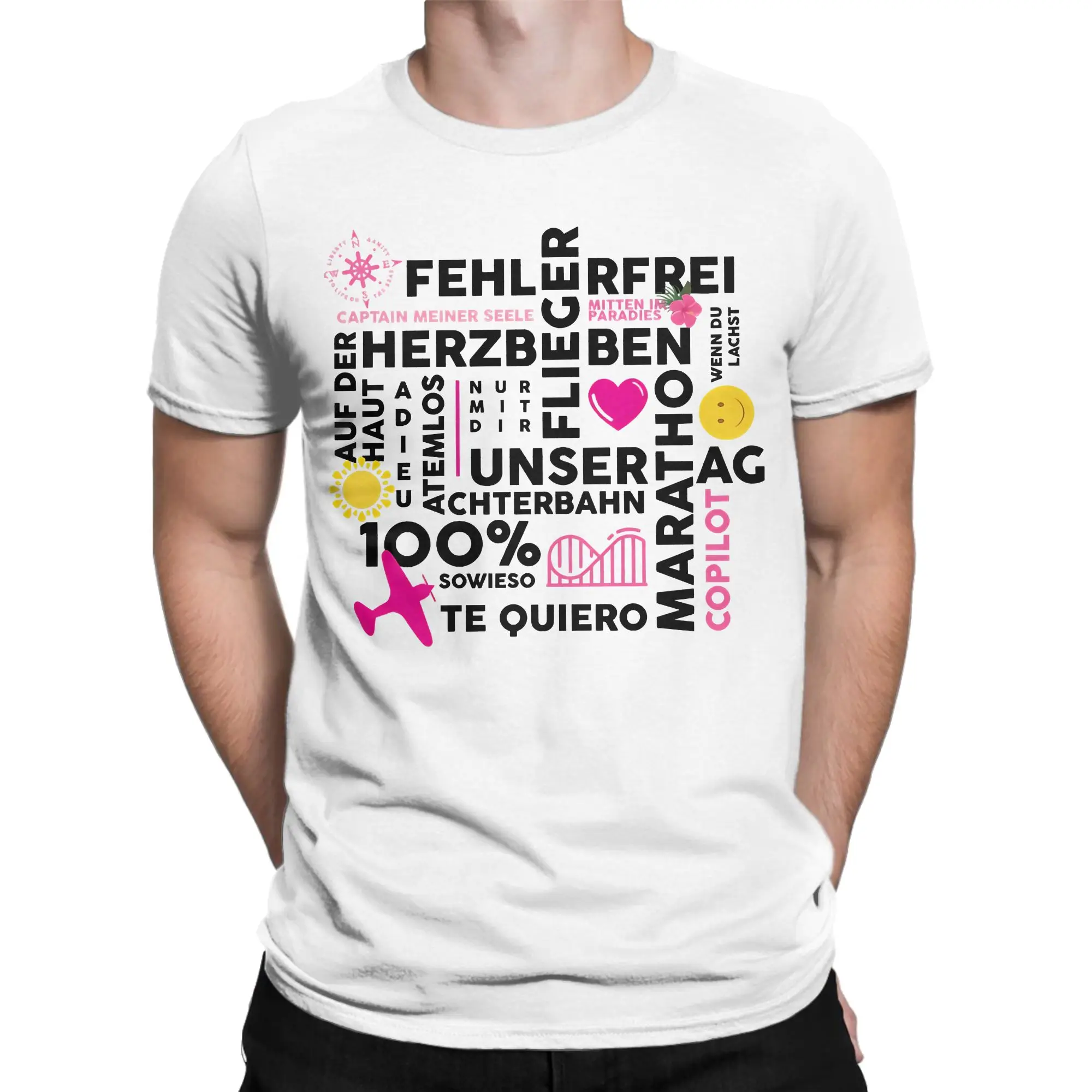 Helene Fischer Best Of Songs  T-Shirt Beach T Shirts Pure Cotton O Neck Oversized Clothing Short Sleeves Streetwear Tshirt