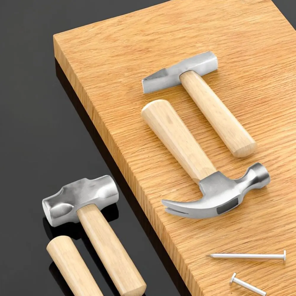 Small Claw Hammer For Home Repairs Ergonomic Wooden Handle High Carbon Steel Head Versatile Manual Tool Carpentry Equipment