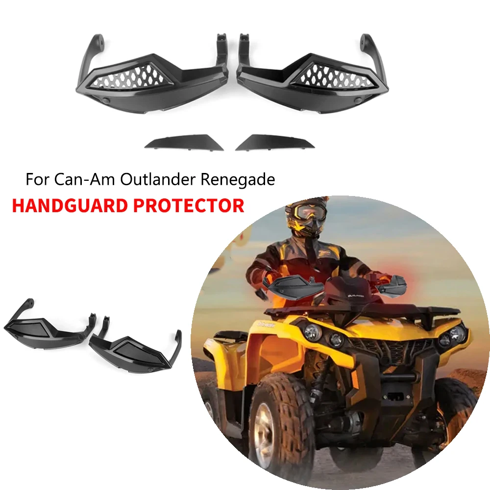 

Handguard Handlebar Protector Kit ATV Hand Guard Wind Deflector For Can-Am Outlander 450 500 650 800 1000 Renegade DS G2 G2L G2S