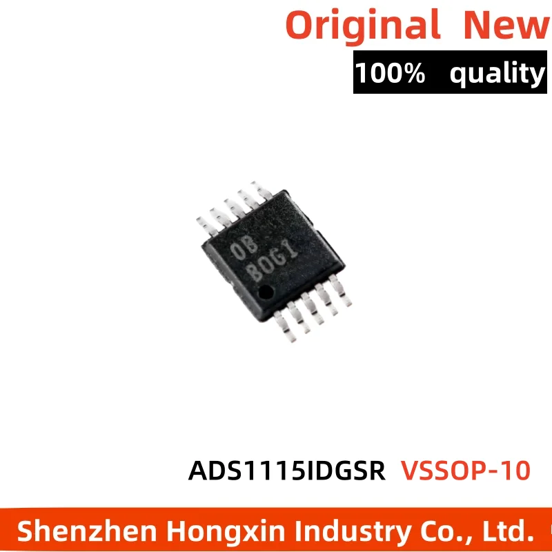 (5-10piece) New ADS1115IDGSR ADS1115IDGS ADS1115 MSOP-10 16 bit analog-to-digital converter chip