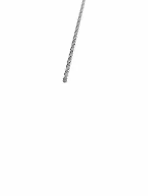 80mm lunghezza flauto 1mm punta HSS codolo dritto punta elicoidale 10 pezzi