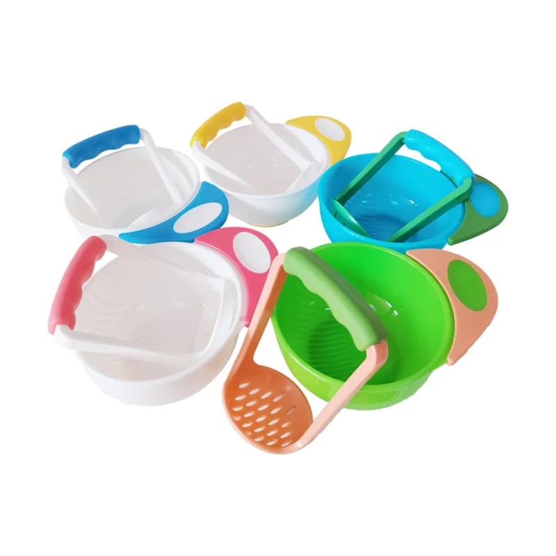 

Детская шлифовальная чаша для прикорма, детский инструмент для прикорма для фруктов и овощей, шлифовальная чаша и набор шлифовальных стержней