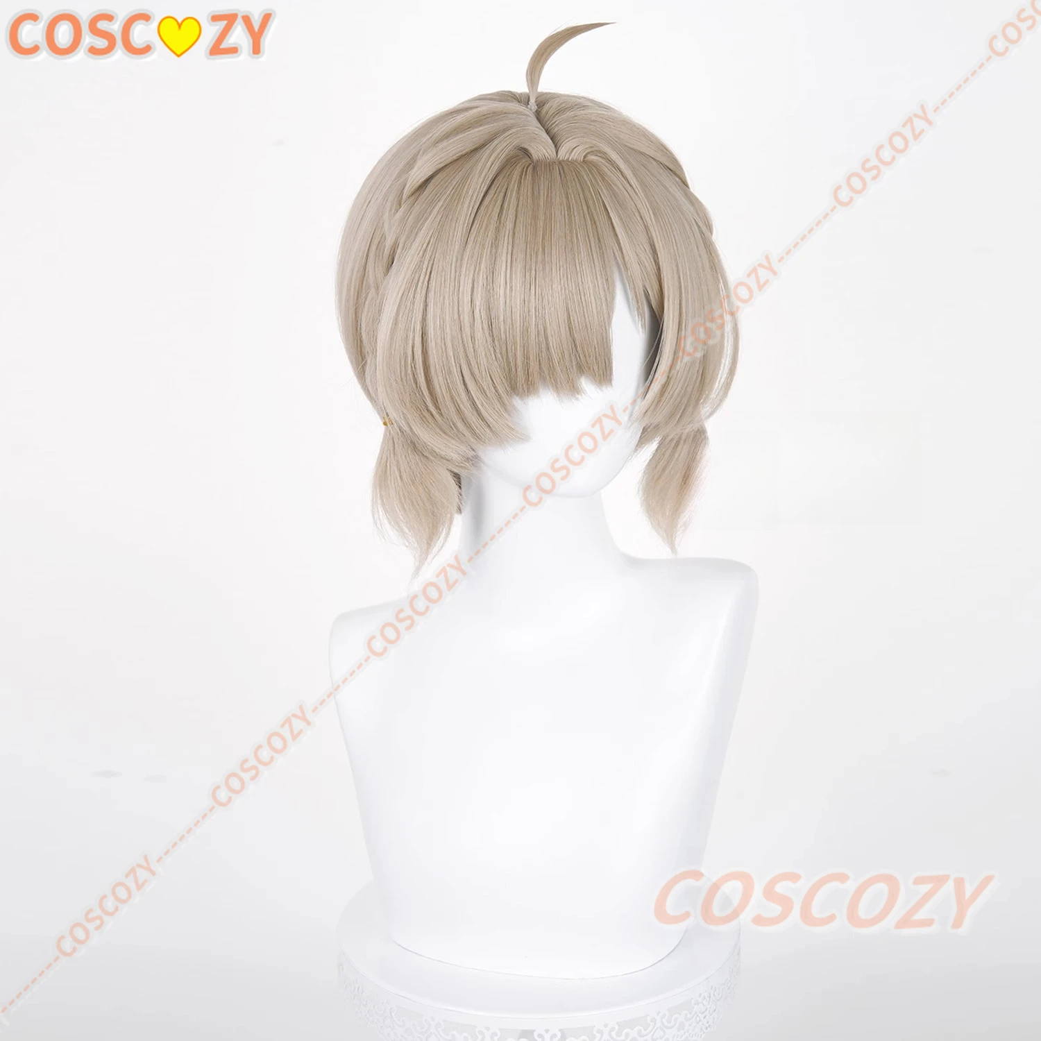Zenless zona zero sweety peruca cosplay marrom cabelo curto yum cha sin festival festa de halloween cabelo para mulheres meninas carnaval adereços