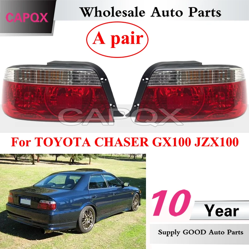 CAPQX 1pair Rear Taillight For TOYOTA CHASER GX100 JZX100 Taillamp Tail Light Rear Brake Light Stop Lamp Signal Light