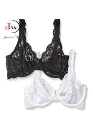 Sexy Women's Lace Unlined Underwire Push Up Bra Full Lace Brassiere Underwear Bras Lingerie Intimates Bralette Women