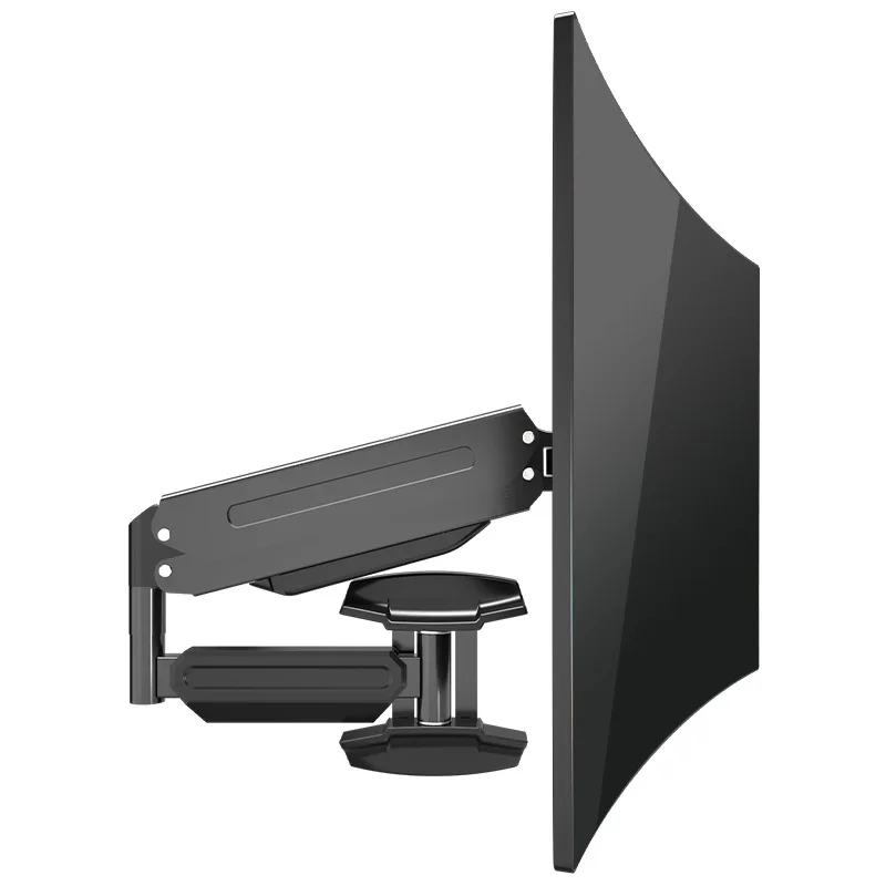 Wall Mounted Screen Adjustable 360 ° Rotation Computer Cantilever Bracket Pneumatic Spring Stand Monitor Holder For 17-32 Inches