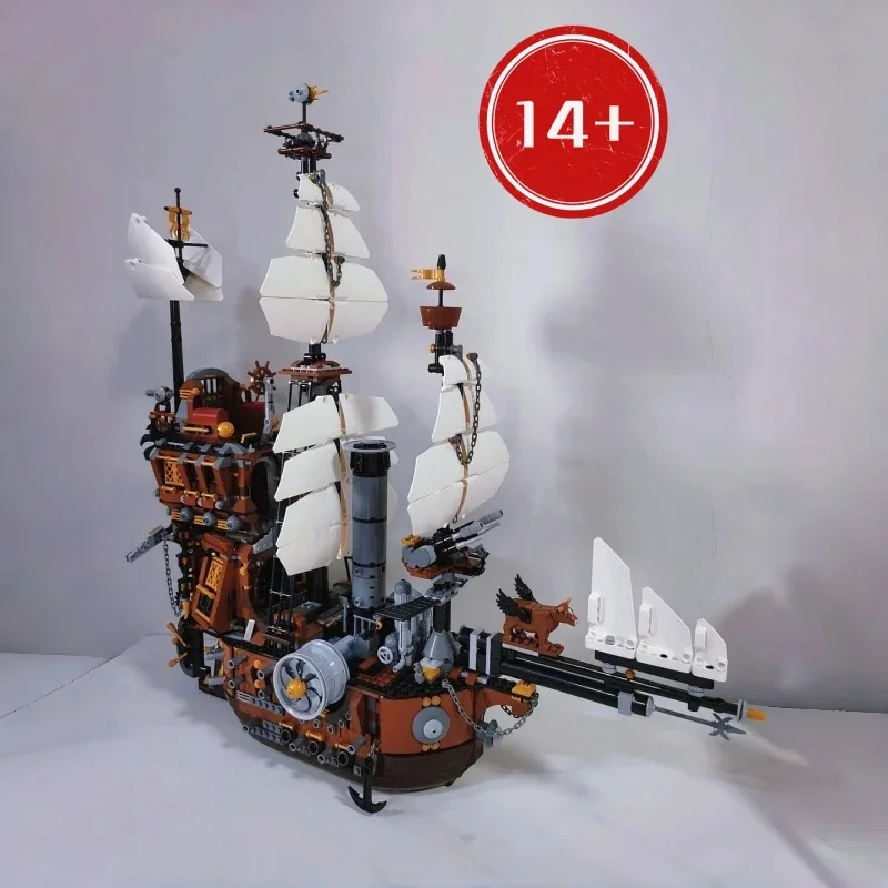 2741 PCS MetalBeard's Sea Cow 70810 Pirate Warship Building Blocks Bricks Model Kit Creative Assembly Toy For Adults Gift