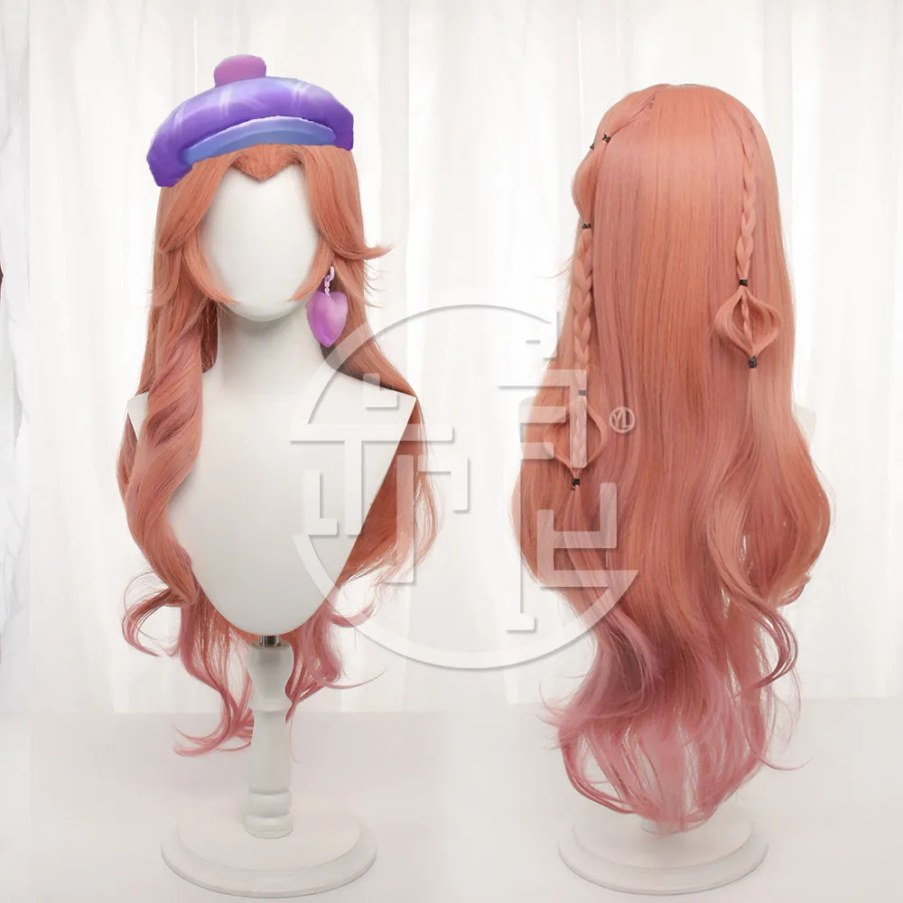 

Anime Caitlyn Heartthrob Caitlyn Cosplay Wig Halloween Carnival Party Props Synthetic Hair Heat Resistant Fiber + Wig Cap