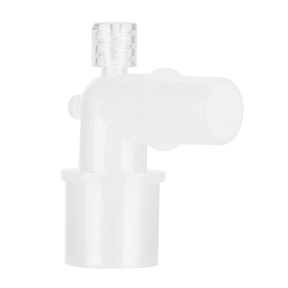 L Shaped Plastic Hose Connector Breathing Tube Connection Adapter Ventilation Tubeanesthesia Machine Atomization Accessories view 5