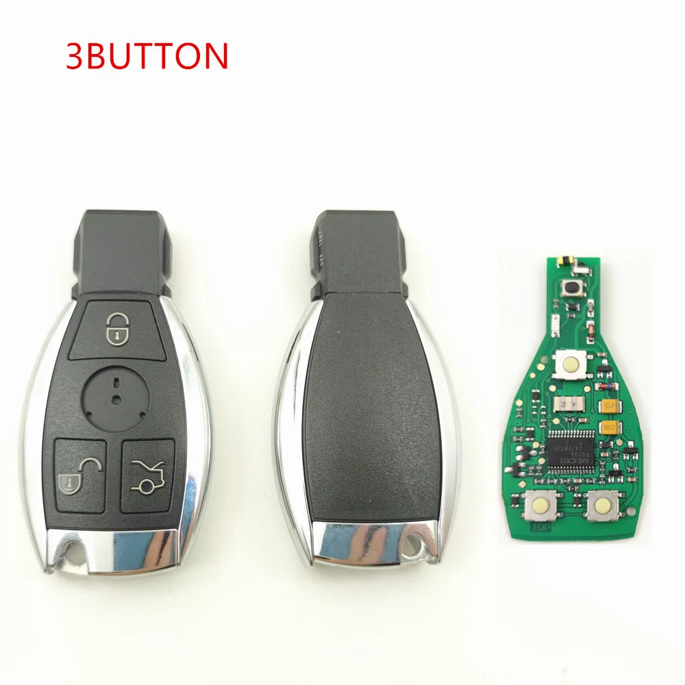 1 stücke 433 Tasten Smart Key Fob 2000 MHz für Mercedes Benz Auto Remote Key Support Nec und BGA Jahr