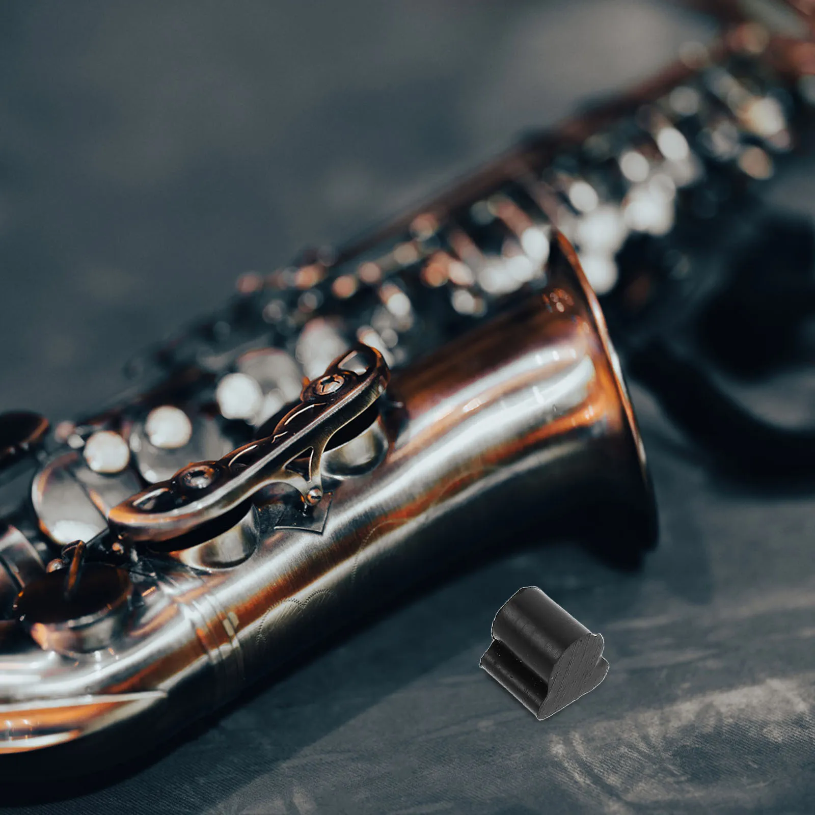 10 pçs acessórios de chifre francês 4mm almofada de borracha para eufônio tuba trombone válvula almofada instrumento buffer parar vento música