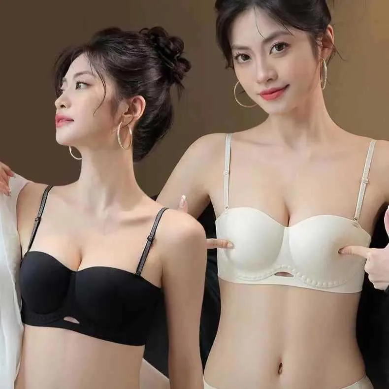 Picture 4: KUCLUT  Invisible Strapless Bra Soft Support Foundation Liquid Lingerie Anti-Slip Gathered Push-Up Comfortable Underwear