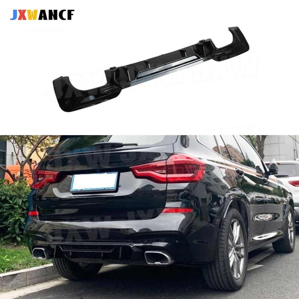 

JXWANCF Carbon Look/глянцевый черный задний бампер для BMW X3 G01 M Sport 2018-2020 задний диффузор, бампер, губа