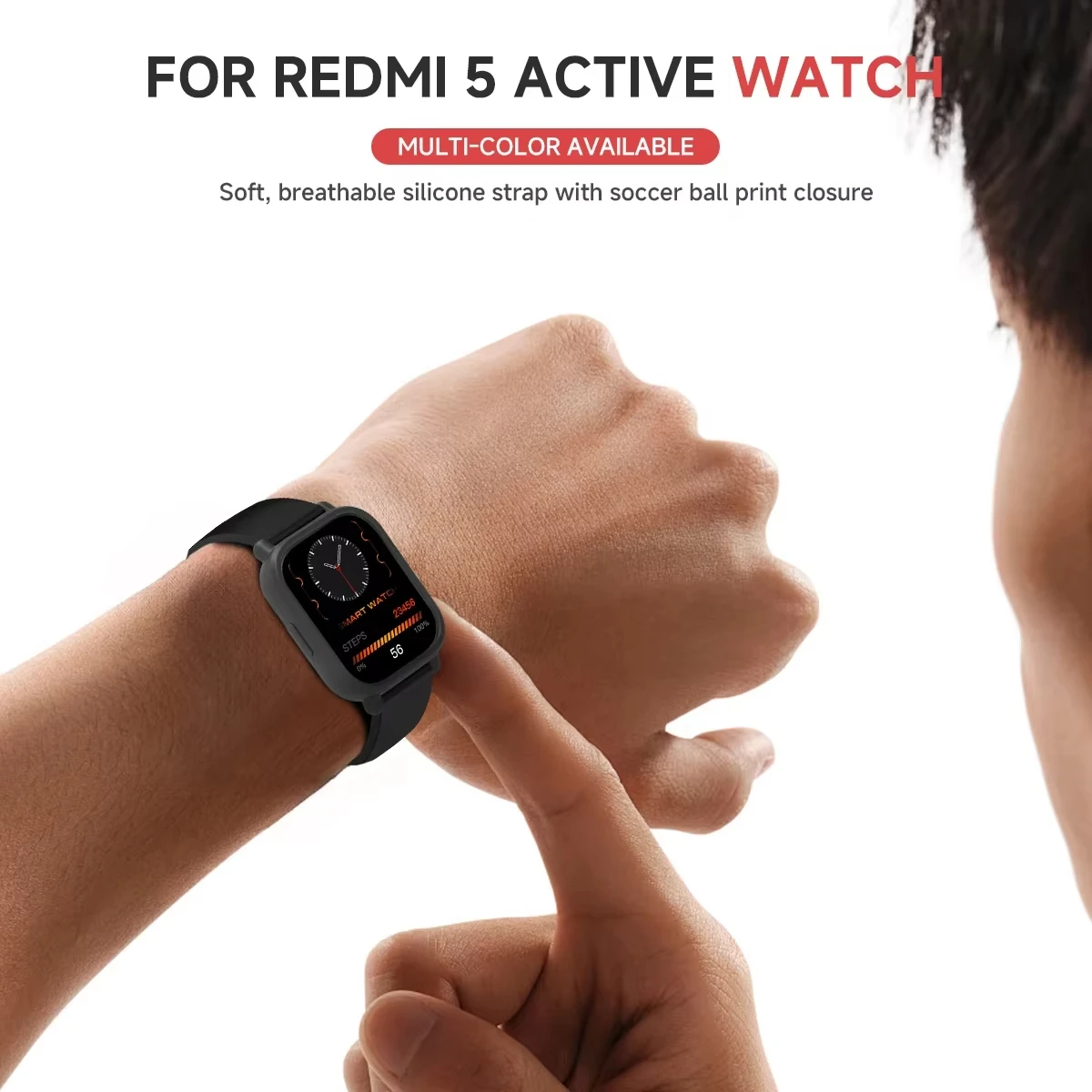 Original Silikonarmband+Hülle für Xiaomi Redmi Watch 5 Active Smartwatch Armband Sportarmband Correa Redmi Watch 5 Lite Armbänder – Detail 4