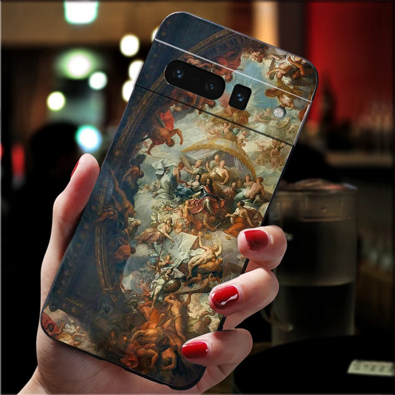Renaissance art Painting  Phone Case For Google Pixel 10 9 Pro XL 9A 8 7 6 Pro Pixel 8A 7A 6A Pixel 8 7 6 5