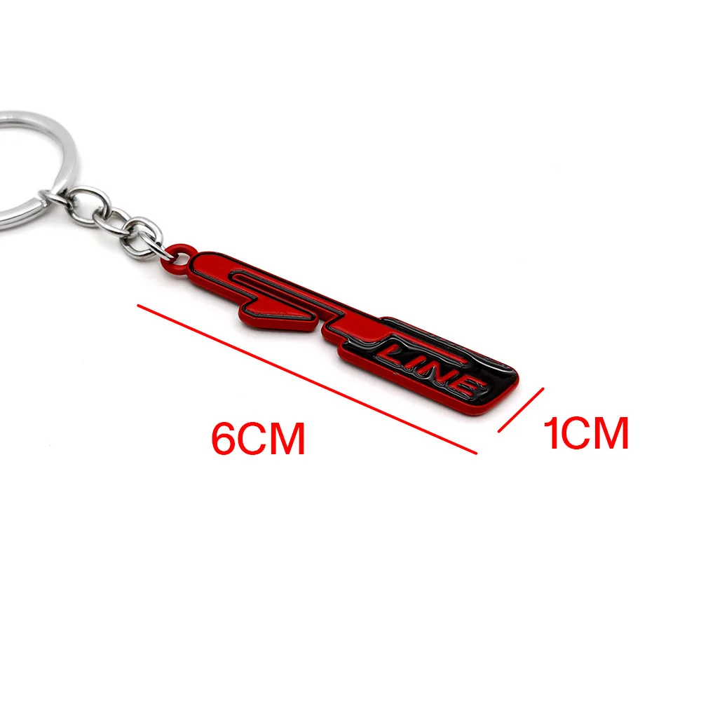 Keychain GT LINE Emblem Car Keyring Metal Key Chain Ring For Peugeot GTI 206 208 508 3008 KIA Forte Optima Picanto Stinger