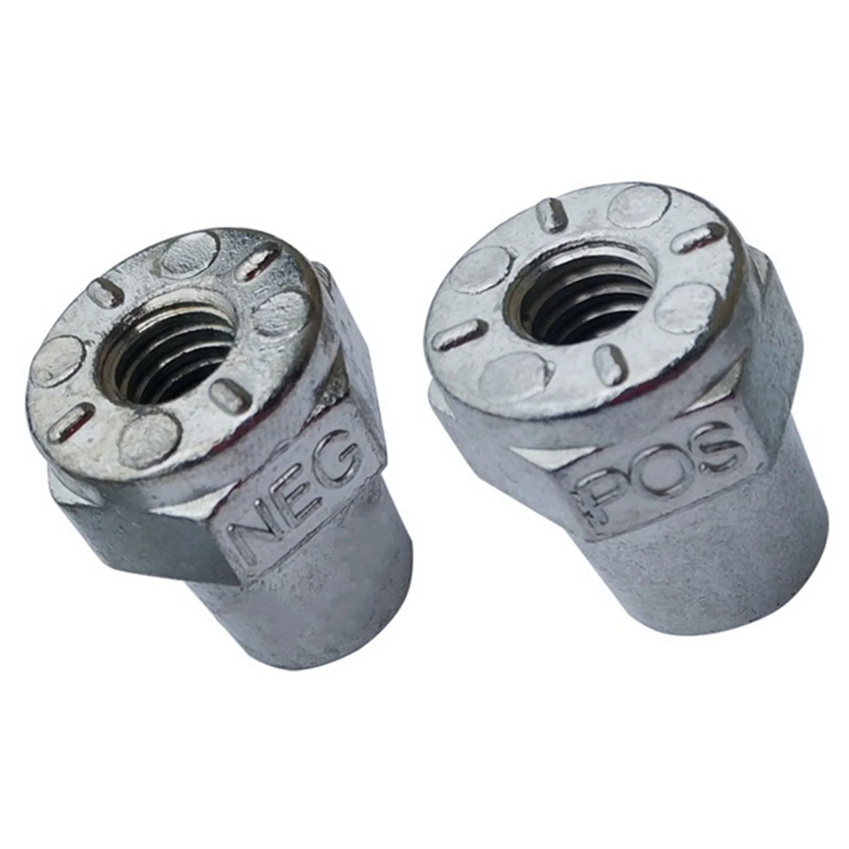 Precise 10 Pair 3/8Inch Female Thread Positive Negative Battery Post Terminal Adapters Battery Cable Terminals