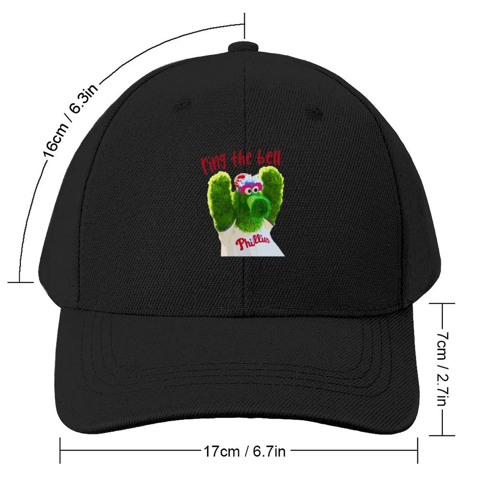 Phillies Phanatic, Ring the Bell Baseball Cap New In The Hat Icon Rave Ladies Men's