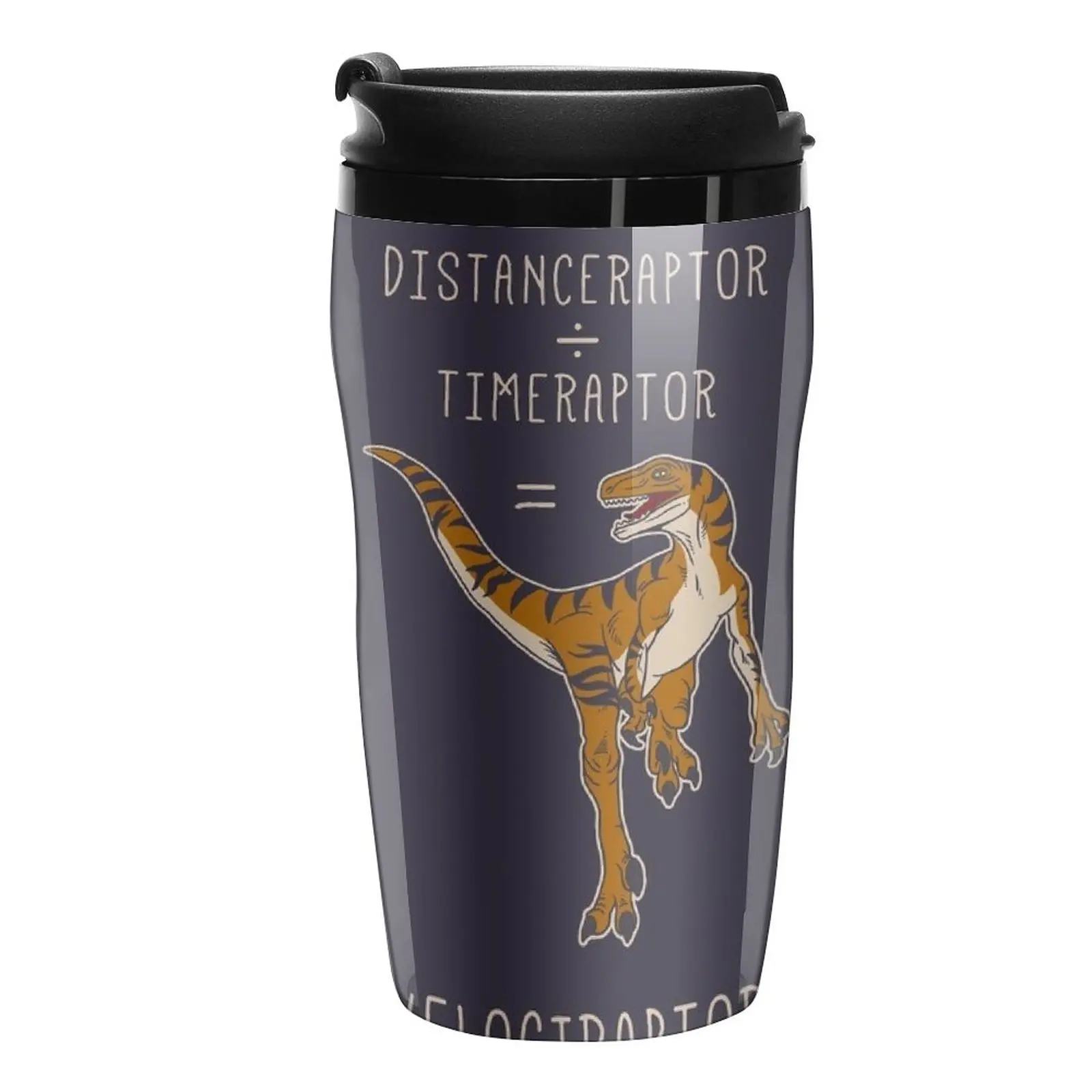 

New Velociraptor = Distanceraptor / Timeraptor Travel Coffee Mug Espresso Shot Unusual Tea Cup Luxury Coffee Cups Coffee Cups