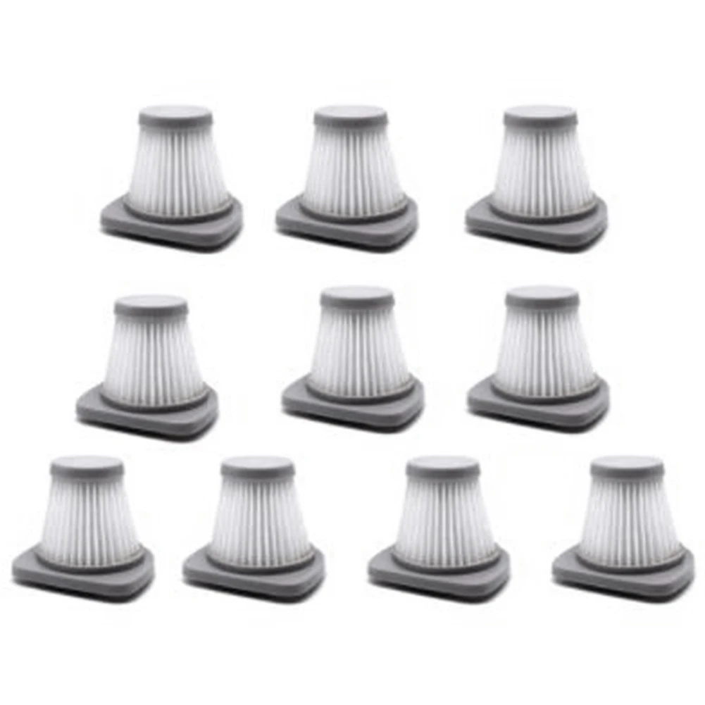 10Pcs Hepa Filter Hand-Held Vacuum Cleaner Accessory Filter for Media SC861 SC861A