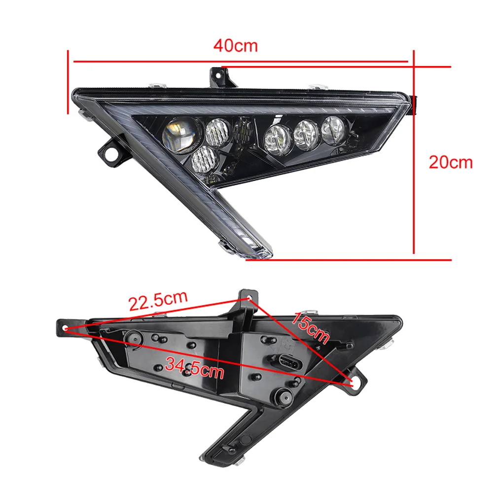 Topteng 2414538 2414539 Front Signature Lights For Polaris RZR PRO XP 2020-2021