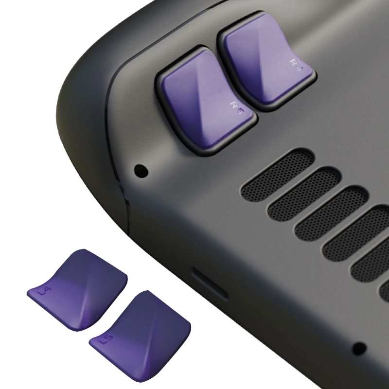 مجموعة تحسين وسادات مقبض QX2B وزر خلفي واقٍ لملحقات وحدة التحكم SteamDeck