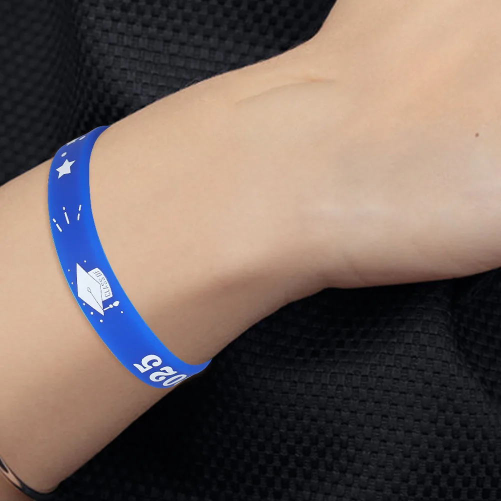 

20 Pcs Graduation Bracelets Silicone Wristb s Adjustable s Congrats Prom Bulk Class Decorations Long Lasting