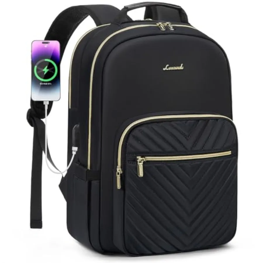 

Laptop Backpack for Women, Cute Womens Travel Backpack Purse, Professional Laptop Computer Bag, Waterproof Work Busess College