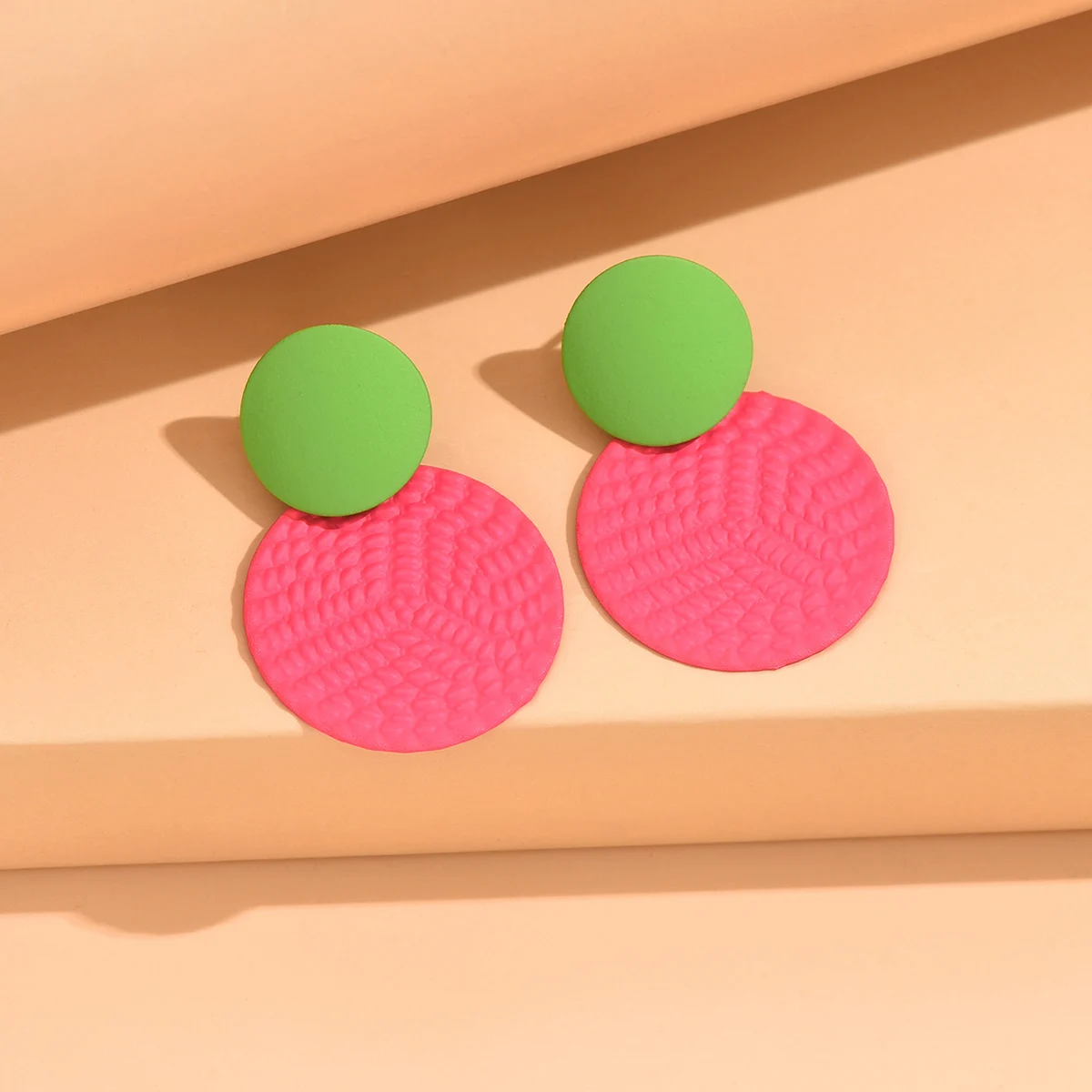 Earrings For Women Bohemian Y2K Contrasting Round Earrings Irregular Wedding Party Gifts