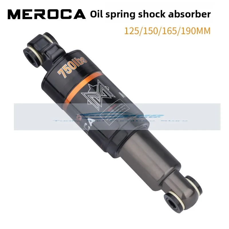 

Mountain bike hydraulic shock absorber 125/150/165/190MM rear tank folding car central oil spring shock absorber