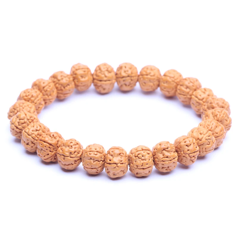 Natural Rudrakhsa Beaded Bracelet Vajra Bodhi