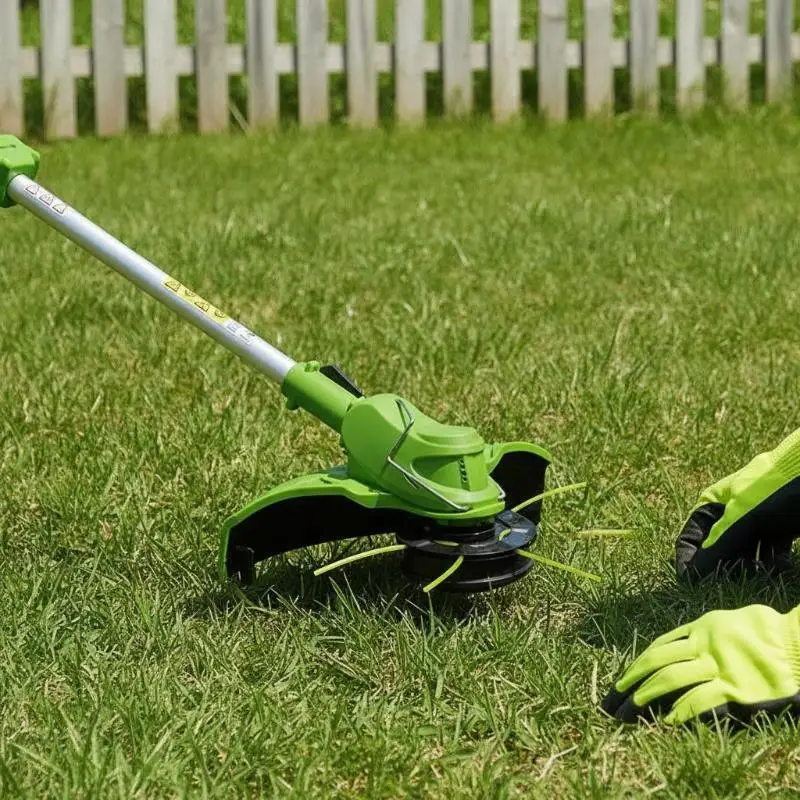Strimmer Grass Head Trimmer Brush Lawn Mower Solid Steel Wire Wheel Garden Head Thread Line String Saw Grass Brush Mower Head