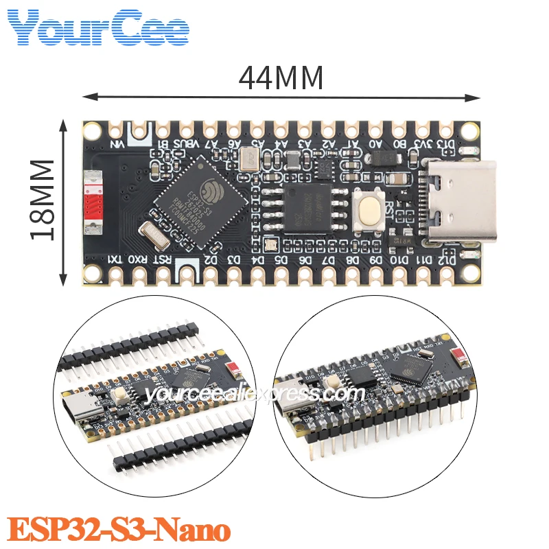 5pcs/1pc ESP32-S3-Nano Wi-Fi BLE Programming Controller Core Development Board Module for Arduino Nano ESP32-S3R8 Dual-Core