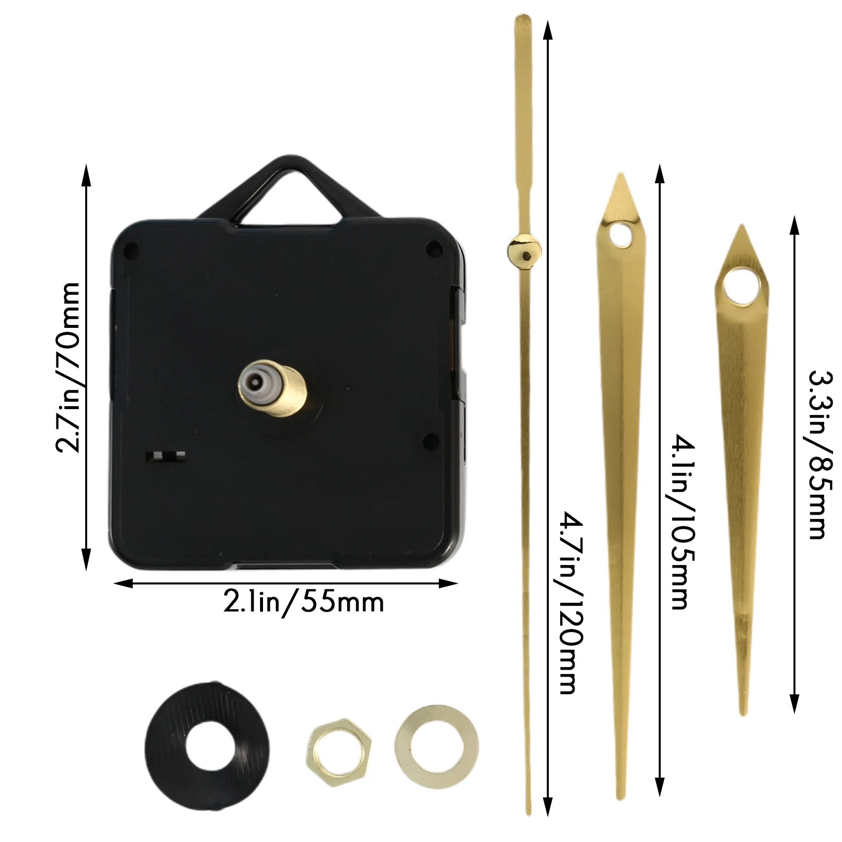 Quartz Clock Movement Mechanism Hour Hand DIY Repair Parts Kit