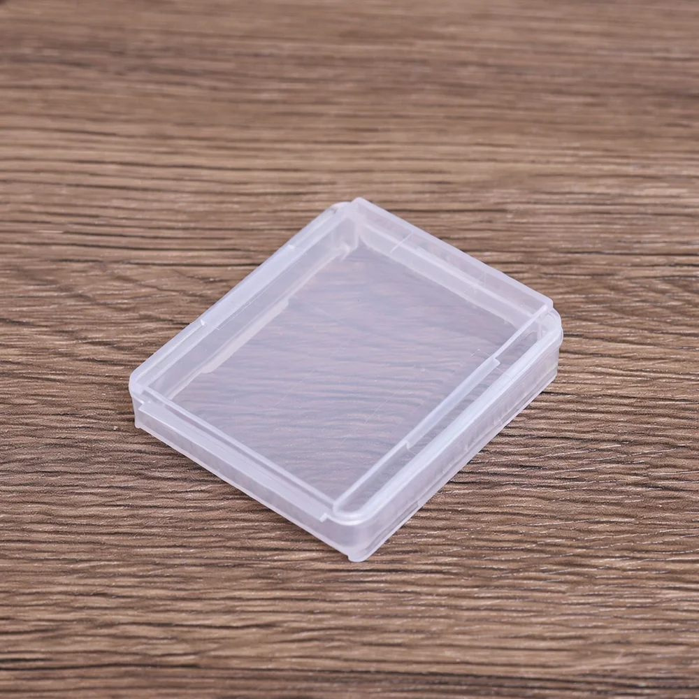 Clear Plastic Storage Box Transparent Case For Small Items Electronic Components Hardware Jewelry Beads Craft Workshop Organizer
