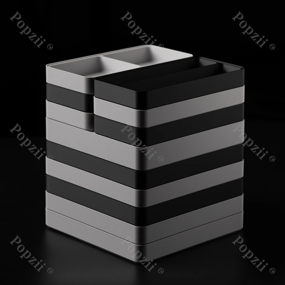 MONIZI EDC Fidgeting Toys Storage Tray Fidget Spinner Fingertip Gyro Pallet Table Ornament Storage Divided Plate Storage Tray