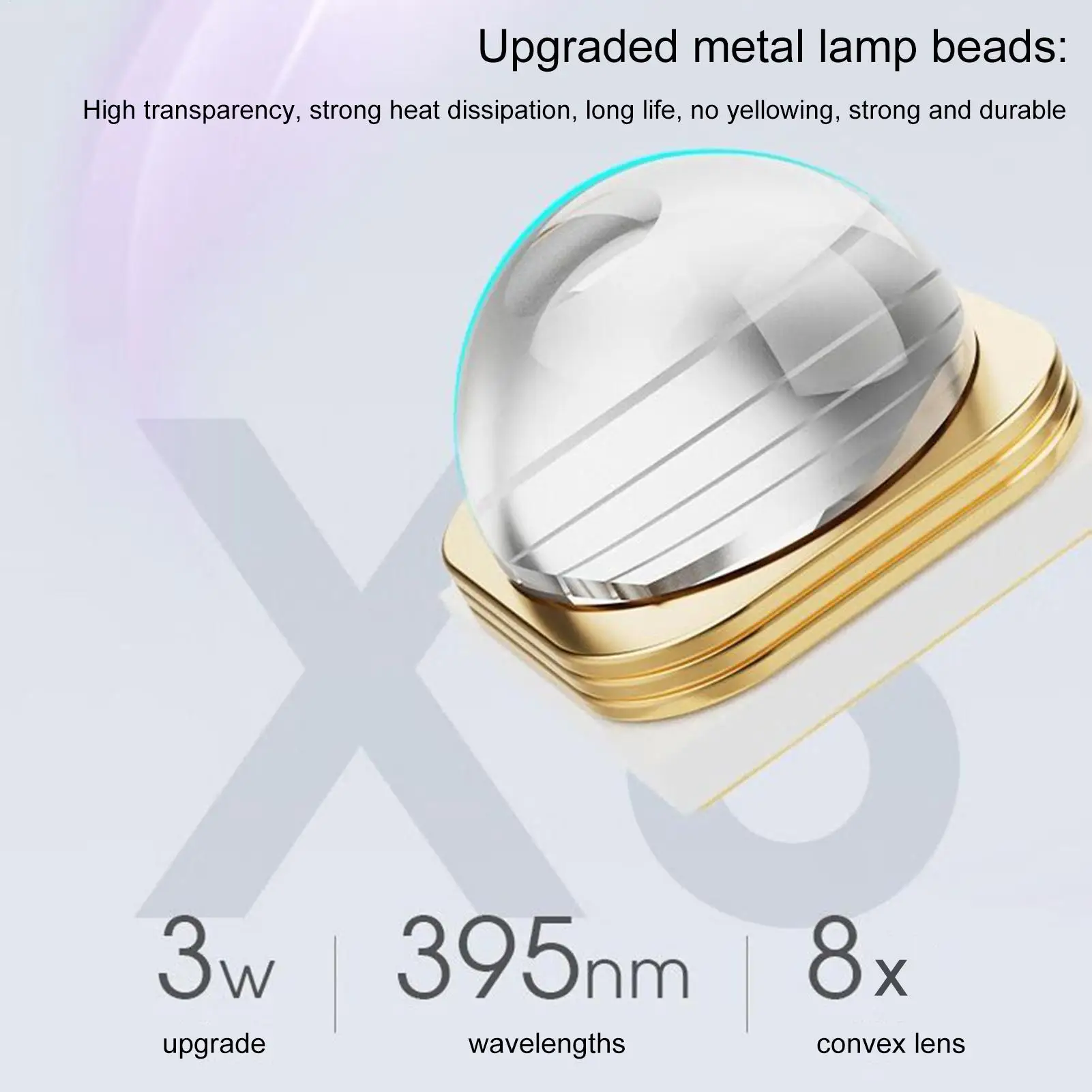 Mini luce UV per unghie Lampada per unghie ricaricabile USB Display digitale Luce per unghie a LED con 2 modalità di temporizzazione per manicure