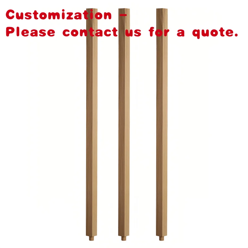 

custom.Oak Traditional Red Stair Balusters New Top Solid Wood Vietnam Wooden Staircase Durable Indoor Usage 1 Year Warranty OEM/
