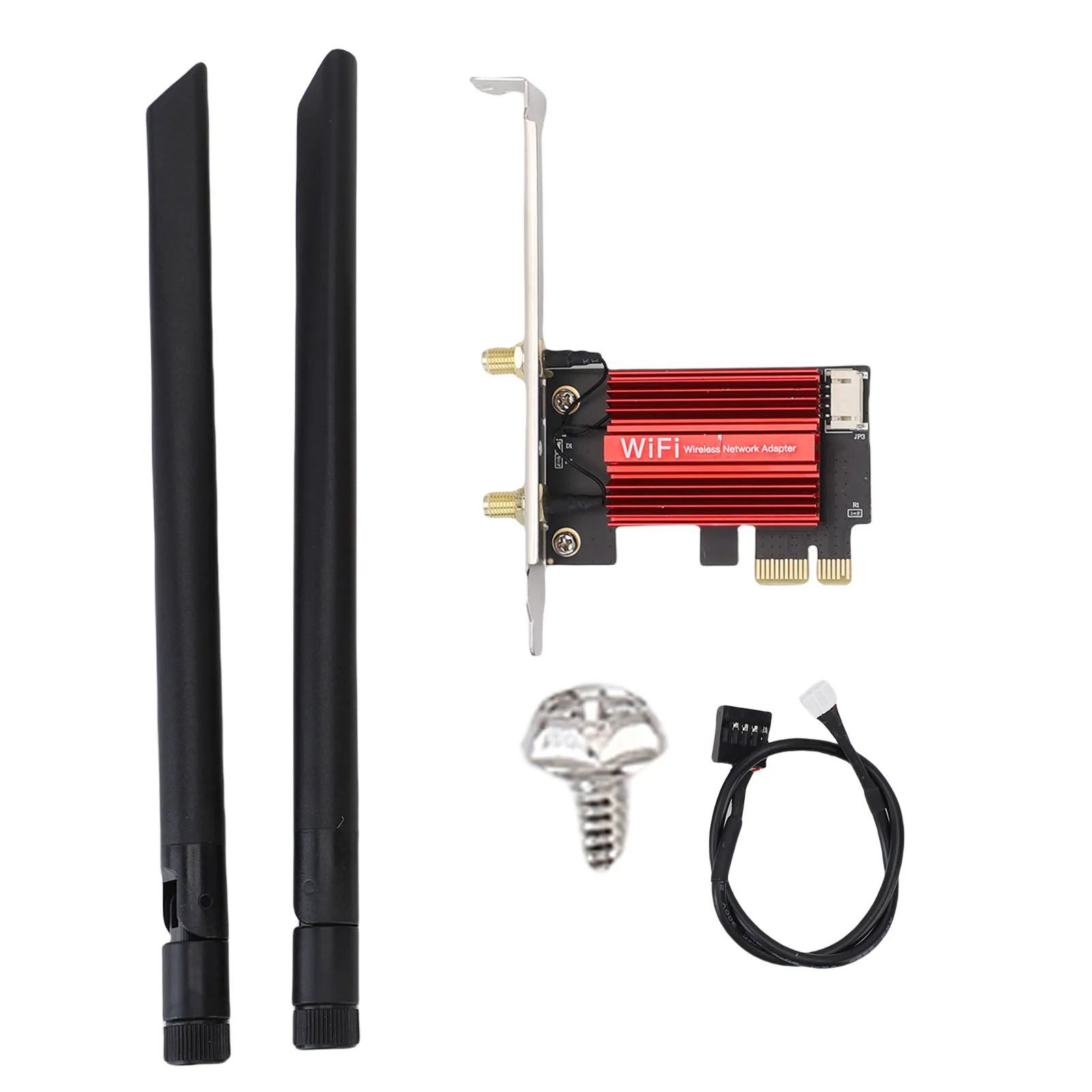 

PCI-E 1X WiFi 6E PCIe Card 4200 Мбит/с 2,4 ГГц 5 ГГц 6 ГГц Трехдиапазонный адаптер PCIe WiFi для настольного компьютера Windows 10/11 Linux