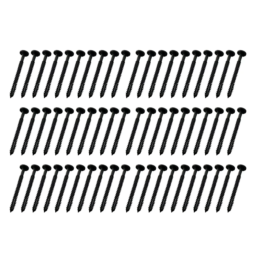 3 Inch Vinyl Shutter Fastener Window Panel Peg Lok Pin Pegs Screws Shutter Spikes Anchor 36/50/60Pcs Louver Fasteners