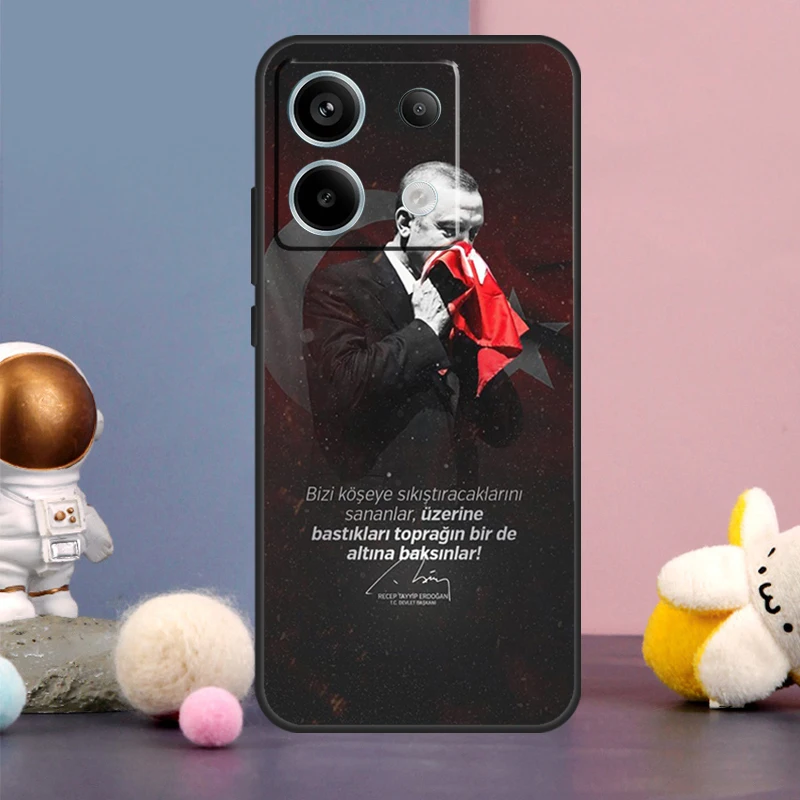 President Turkey Recep Tayyip Erdogan Cover For Xiaomi Redmi Note 13 12 11 9 10 Pro 12S 11S 10S 9S Redmi 13 12 10C 12C 13C Case