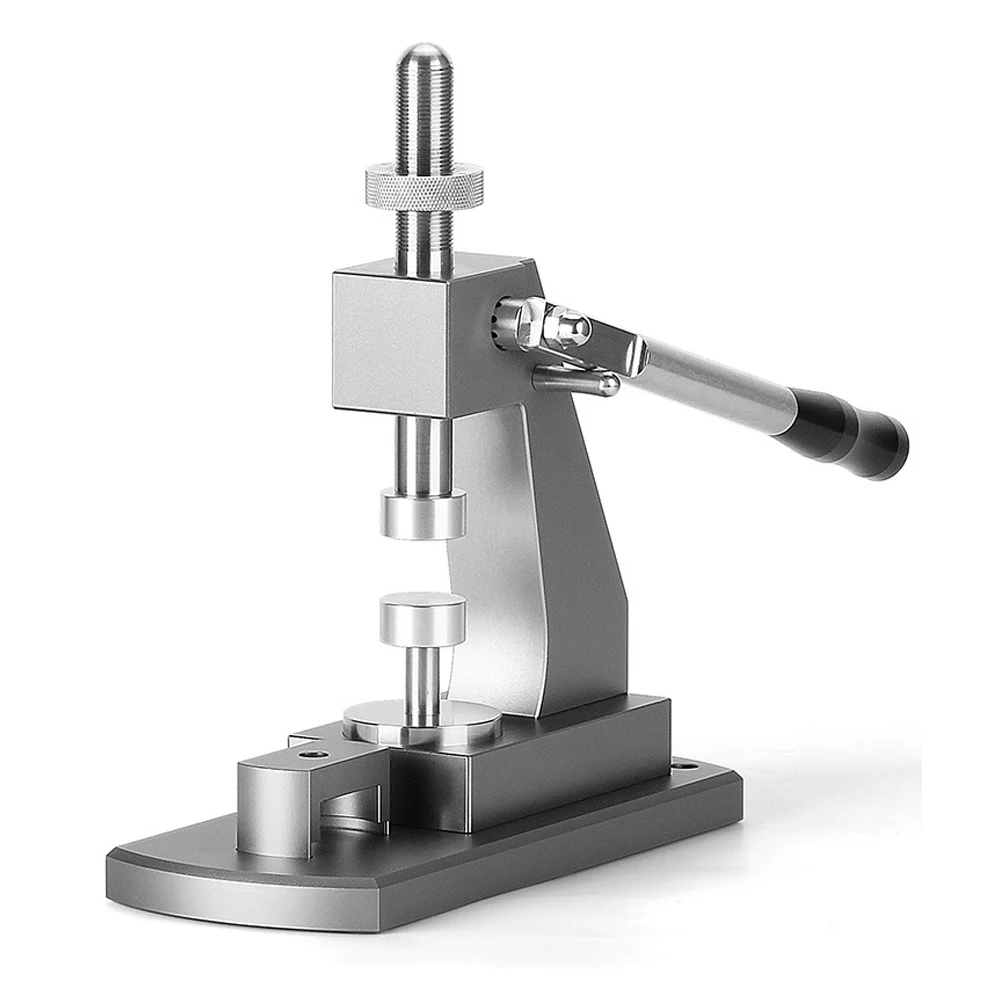 

6173 Aluminum Alloy Stand Heavy Duty Table Tyle Watch Press Machine Watch Back Glass Press Tools for Watchmakers