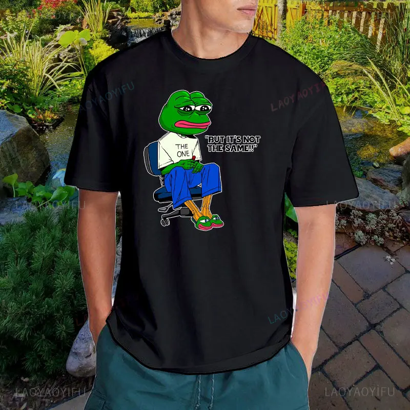 Funny Pepe Frog Animal Newest Printed TShirt for Men Rare Swole Round Neck Cotton T Shirt Distinctive Birthday Gifts Womna Tops