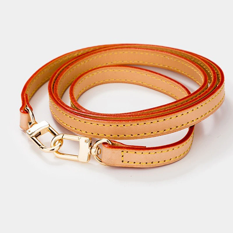 38cm/60cm/85cm/105cm/120cm Honey Vachetta Genuine Leather Tanned Crossbody Strap Replacement For Luxury Small Purse