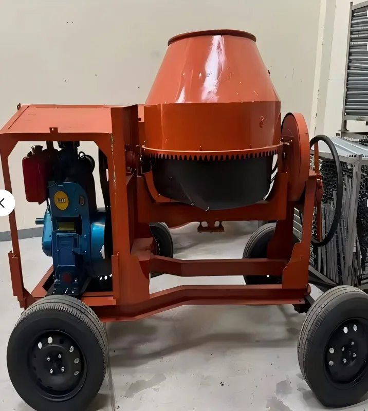 Large Capacity 500L Mobile Concrete Mixer Heavy Duty Cement Mortar Mixing Machine For Outdoor Construction Use